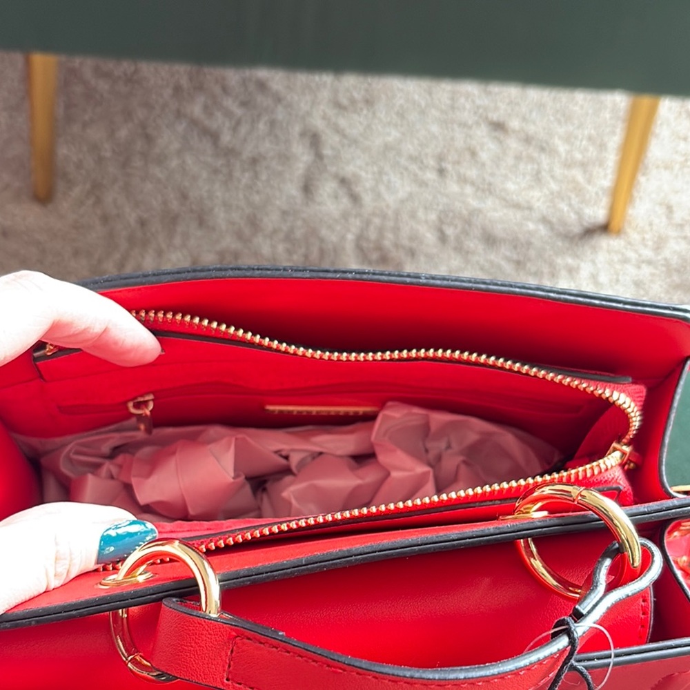 *RARE* Steve Madden Red Bevelyn Purse Lunar New Year Year of the Snake - Picture 8 of 15